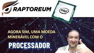 [MINERAÇÃO] RAPTOREUM A MOEDA QUE PODE BOMBAR EM 2022 - É POSSÍVEL MINERAR COM A CPU - PROCESSADOR