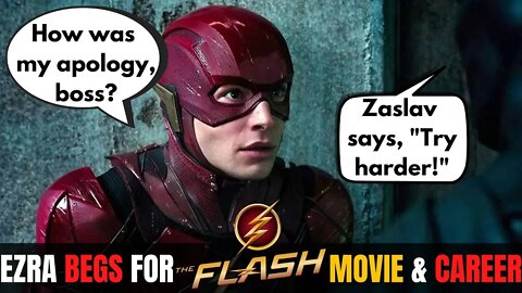 Ezra Begs for The Flash Movie & His Career