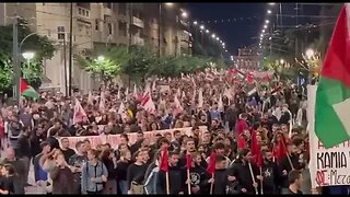 Thousands march in support of Palestine in Athens