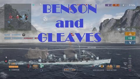 Benson and Gleaves, ready for prime time? (World of Warships Legends Gameplay Review)