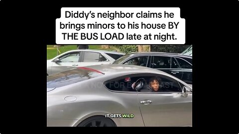 Busloads of minors at Diddy’s house at night along with narcotics and fire arms