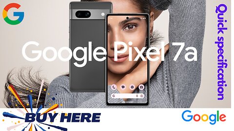 Google Pixel 7a - buy on Amazon below the link