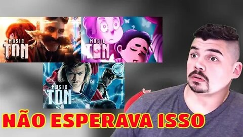 REACT 3 EM 1 Papyrus Da Batata Doutor Robotnik, Steven Universo E Thor MELHOR DO MUNDO