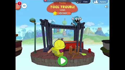 Puzzles Level 2 1-8 | CodeSpark Academy learn Loops in Tool Trouble | Gameplay Tutorials