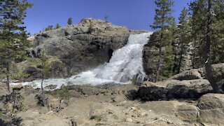 Waterfall in the Sierra Mountains