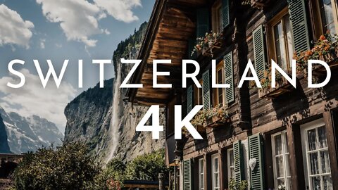 Switzerland 4k Video Ultra HD | Switzerland 4k with Music | Bernese Oberland Switzerland