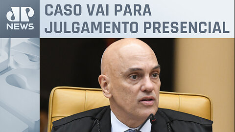 Moraes pede destaque de ação relacionada aos atos de 8 de janeiro