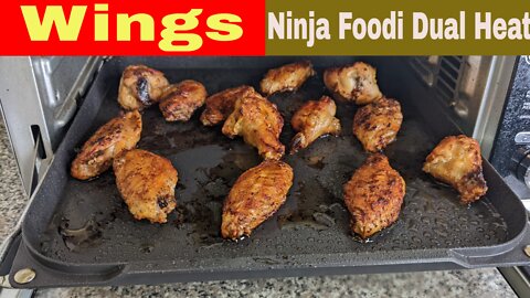 Wings, Ninja Foodi Dual Heat Air Fry Oven Recipe
