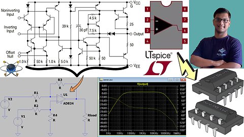 Opamp Full Course | Operational Amplifiers | Electronics | LTSpice