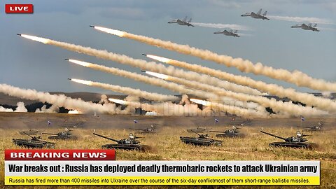 War breaks out (Jan 12 2023) Russia fire deadly thermobaric rockets attack Ukrainian army