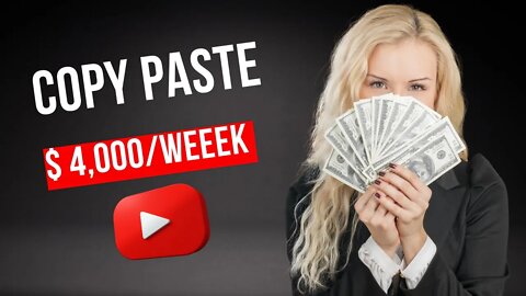 Need Money Copy This $4,000/Week YouTube Strategy No Making Videos (Make Money Online) #financegirl