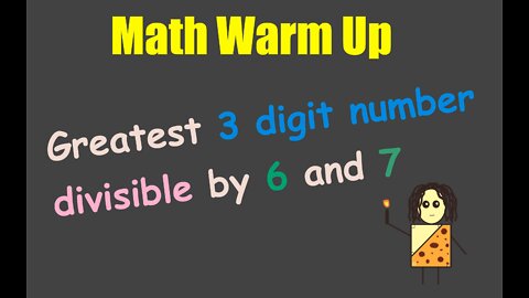 Math Warm Up Problems Set #3