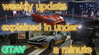 GTAOnline Weekly update explained in under a minute