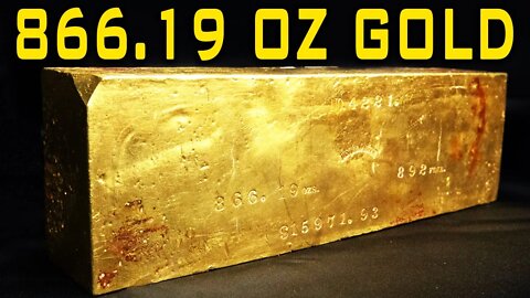 The Intrigue Of This 54 Pound Gold Bar