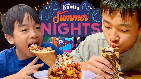 Knott's Summer Nights 2023 | New Food Tasting & Review