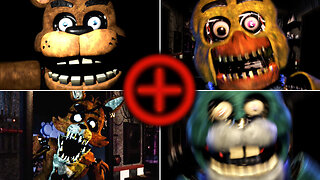 Five Nights at Freddy's Plus: Fanmade Edition - All Jumpscares & Extras Mode concept