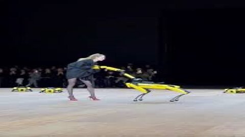 Robot Dogs Take Over Paris Fashion Week