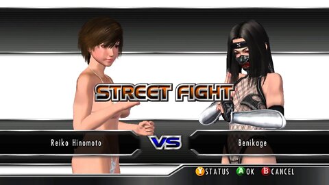 Reiko vs Benikage - Sexy Bikini Street Fight | Rumble Roses XX
