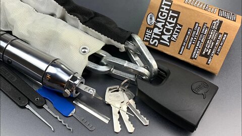 [850] Opened FIVE WAYS! The Knog “Straight Jacket Fatty” Bike Lock
