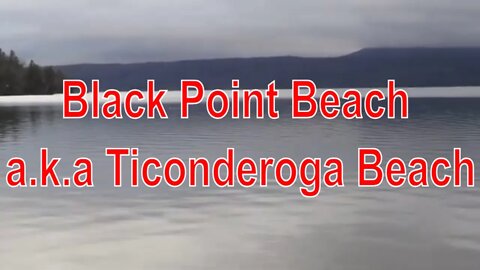 Black Point Beach A.K.A. Ticonderoga Beach And Roger's Rock