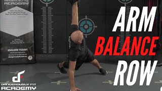 Sandbag Arm Balance Row (Demonstration)