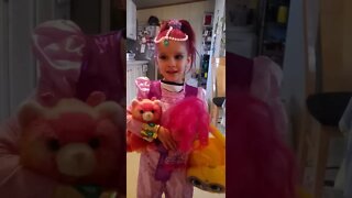 Happy Halloween! 4 Year Old Bella Picked Shimmer & Shine costume!