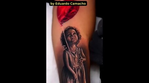 Beautiful tattoo by Eduardo Camacho #shorts #tattoos #inked #youtubeshorts