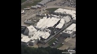 LARGE PFIZER PHARMACEUTICAL PLANT☣️💉☢️DESTROYED BY MASSIVE TORNADO IN NORTH CAROLINA🌪️🏭🌪️🐚💫