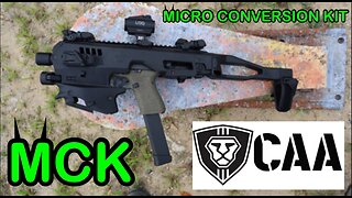 CAA Gear MCK Pistol Micro Conversion Kit 9mm Test & Review