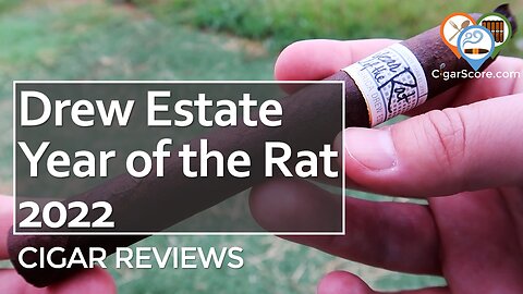 OILY. THICK. RICH. The Drew Estate YEAR OF THE RAT 2022 - CIGAR REVIEWS by CigarScore