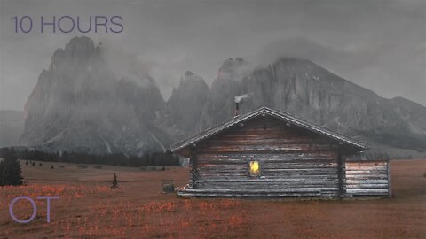 Windy Night in the Dolomites | Howling Wind Sounds For Sleeping / Relaxation / Studying | 10 Hours