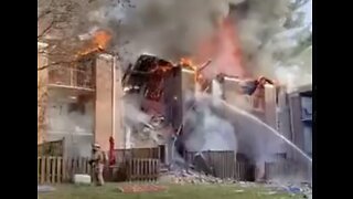BREAKING: Massive Gas Explosion Blows Apart Building in Maryland