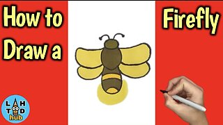 How to Draw a Firefly - Easy Step-by-Step Tutorial for Kids