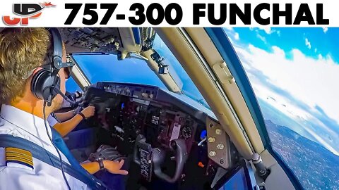 Piloting the CONDOR Boeing 757-300 from Funchal | Cockpit Views