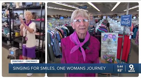 77-year-old woman singing at Hamilton Goodwill goes viral