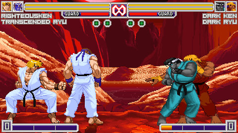 MUGEN - Transcended Ryu & Righteous Ken vs. Dark Ryu & Dark Ken - Download