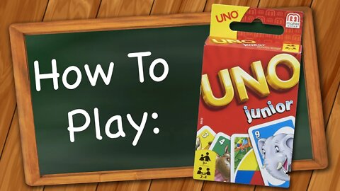 How to play Uno Junior (Level 1)