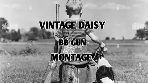 Vintage Daisy bb gun montage