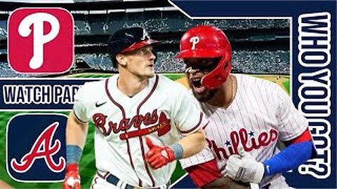 Philadelphia Phillies vs Atlanta Braves | Live Play by Play & Reaction Stream 3D Sim | MLB 2024 Game