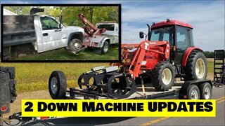 Chevy 3500 Silverado Dump truck & Branson tractor updates