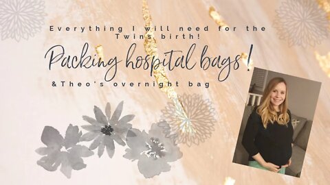 WHAT IS IN MY HOSPITAL BAG? Prepping for hospital birth!!