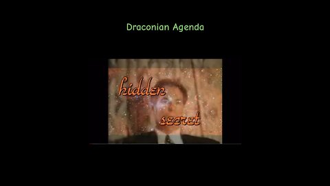 The DRACONIAN AGENDA ~ Our enemy isn't human