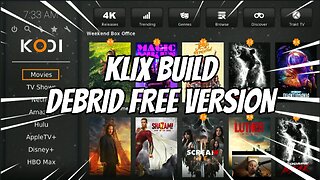 Kodi Builds - Klix Debrid Free Version - 709 Repo