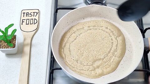 Easy flatbread made with Batter! No Kneading!