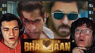 Americans React to Kisi Ka Bhai Kisi Ki Jaan Teaser | Salman Khan, Venkatesh D, Pooja H | Farhad Sam