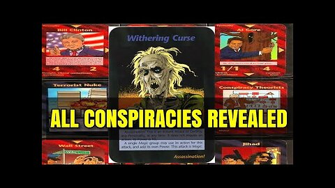 Conspiracy Theory Card Game Revealed. All 500 Plus Cards!