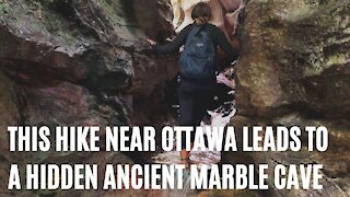 This 10-km Hike Near Ottawa Leads To A 1000-Year-Old Hidden Marble Cave