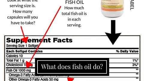 What does fish oil do?