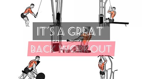 It's a great back workout(gym)