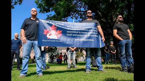 On September 13th, 2021 First Responders of Ontario Unite for a Silent Protest Against the Mandates